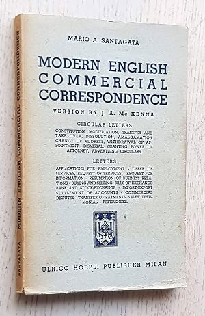 MODERN ENGLISH COMMERCIAL CORRESPONDENCE
