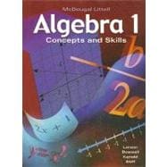 Imagen del vendedor de Algebra 1, Grades 9-12 Concepts & Skills a la venta por eCampus