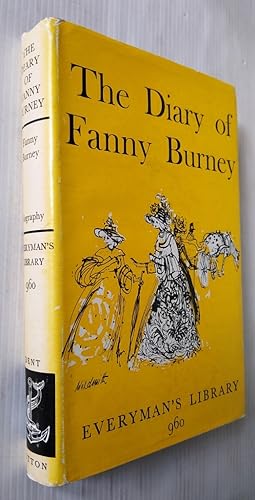 Immagine del venditore per The Diary Of Fanny Burney - Everyman's Library 960 venduto da Your Book Soon