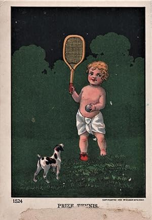 Bild des Verkufers fr baby postcard: Prize Tennis zum Verkauf von Mobyville