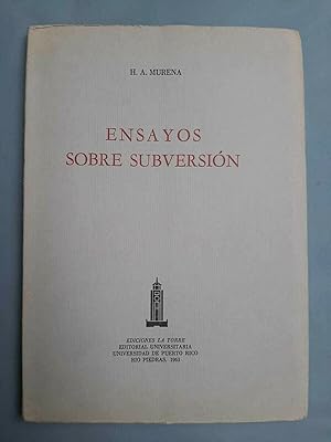 Seller image for Ensayos sobre Subversin for sale by Apartirdecero
