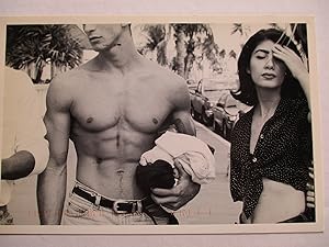 Imagen del vendedor de Christopher Makos Beachtime Century Hotel Beach Club Miami 1995 Exhibition invite postcard a la venta por ANARTIST