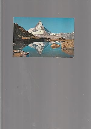 Riffelsee mit Matterhnorn [Post card postcard carte postale]