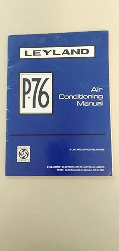 Imagen del vendedor de Leyland P-76 Air Conditioning Manual a la venta por Rons Bookshop (Canberra, Australia)