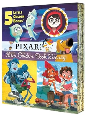 Image du vendeur pour Pixar Little Golden Book Library : Coco / Up / Onward / Soul / Luca mis en vente par GreatBookPrices