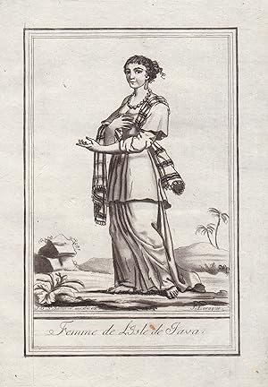 Image du vendeur pour Femme de l'Isle de Java" - Java island Indonesia Asia Asien Tracht Trachten costume mis en vente par Antiquariat Steffen Vlkel GmbH