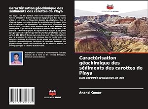 Bild des Verkufers fr Caractrisation gochimique des sdiments des carottes de Playa zum Verkauf von moluna