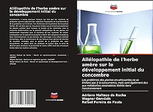 Seller image for Alllopathie de l\ herbe amre sur le dveloppement initial du concombre for sale by moluna