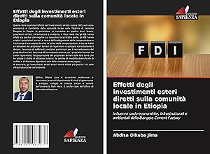 Immagine del venditore per Effetti degli investimenti esteri diretti sulla comunit� locale in Etiopia venduto da moluna