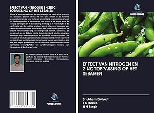 Seller image for EFFECT VAN NITROGEN EN ZINC TOEPASSING OP HET SESAMEN for sale by moluna