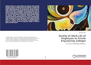 Bild des Verk�ufers f�r Quality of Work Life of Employees in Private Engineering Colleges zum Verkauf von moluna