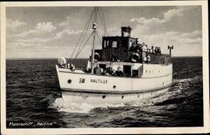 Ansichtskarte / Postkarte Motorschiff Nautilus auf der Ostsee