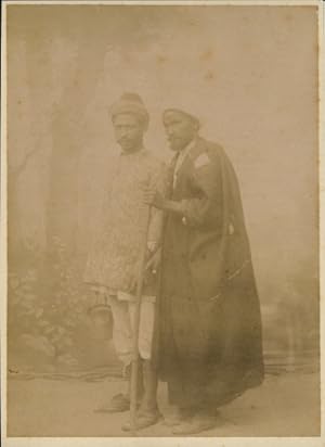 Foto um 1890, Jules Lind, Smyrna Izmir Türkei, Türkische Bettler