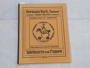 Hermann Kurtz. Spielwaren und Puppen 1912. Warenkatalog