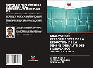 Bild des Verkufers fr ANALYSE DES PERFORMANCES DE LA RDUCTION DE LA DIMENSIONNALIT DES SIGNAUX ECG zum Verkauf von moluna