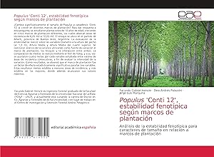 Bild des Verkufers fr Populus \ Conti 12\ , estabilidad fenotpica segn marcos de plantacin zum Verkauf von moluna