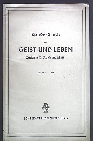 Bild des Verkufers fr Ignatius von Loyola und sein geistlicher Briefwechsel mit Frauen. (Fortsetzung). Sonderdruck aus "Geist und Leben". zum Verkauf von books4less (Versandantiquariat Petra Gros GmbH & Co. KG)