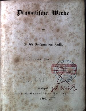 Bild des Verkufers fr Dramatische Werke - Erster Theil zum Verkauf von books4less (Versandantiquariat Petra Gros GmbH & Co. KG)