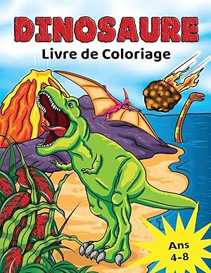 Bild des Verkufers fr Dinosaure Livre de Coloriage zum Verkauf von moluna