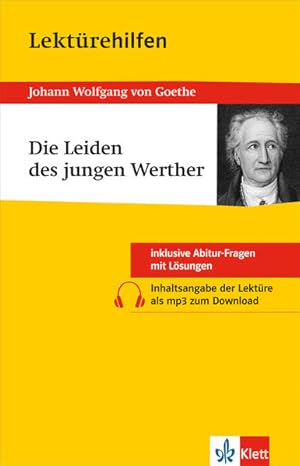 Image du vendeur pour Lektrehilfen Die Leiden des jungen Werther. Ausfhrliche Inhaltsangabe und Interpretation. Inklusive Abitur-Fragen mit Lsungen mis en vente par Versandantiquariat Felix Mcke