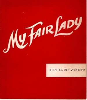 Bild des Verkufers fr Programmheft My Fair Lady 1961/62, zum Verkauf von nika-books, art & crafts GbR