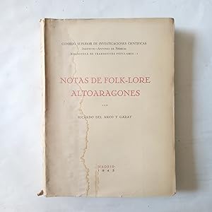 NOTAS DE FLOK-LORE ALTOARAGONÉS