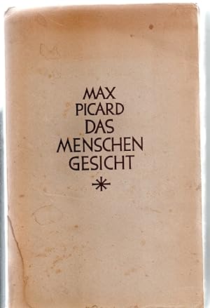 Seller image for Das Menschengesicht for sale by Otia antiquariaat