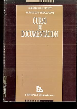 Bild des Verkufers fr Curso de documentacion zum Verkauf von Papel y Letras