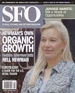 SFO (Stock, Futures and Options) Magazine Feb. 2007. (Vol. 6 No. 2) Newman's Own Organic Growth F...