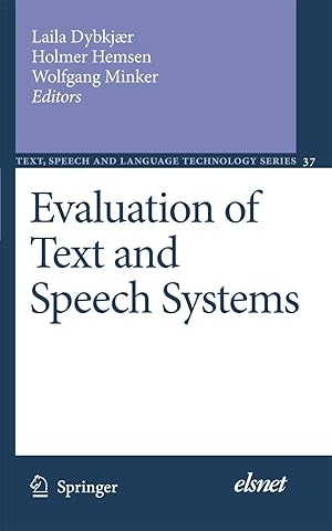 Seller image for Evaluation of Text and Speech Systems for sale by moluna