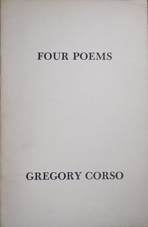 Four Poems (Signed Limited)