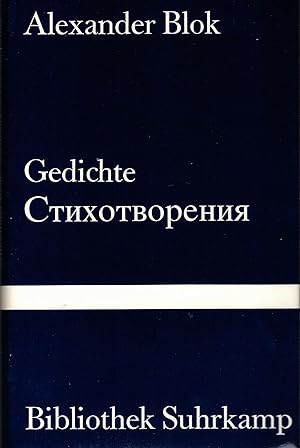 Bild des Verkufers fr Gedichte. Russisch und deutsch. zum Verkauf von Versandantiquariat Neumann/Hnnige