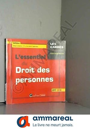 Image du vendeur pour L'essentiel du droit des personnes mis en vente par Ammareal