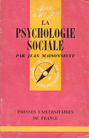 Psychologie sociale (La), "Que Sais-Je ?" n°458