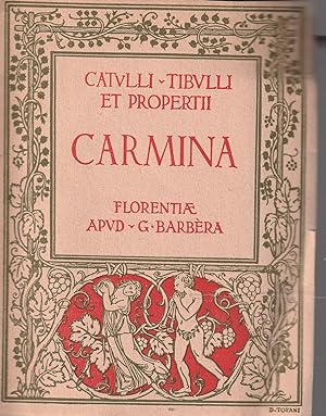 Seller image for Carmina for sale by Messinissa libri