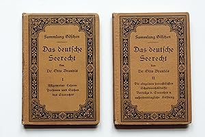 Das deutsche Seerecht Band I. u. II. [Sammlung Göschen 386 u. 387]