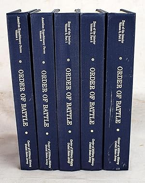 Order of Battle of the United States Land Forces in the World War (3 vols. in 5 books)