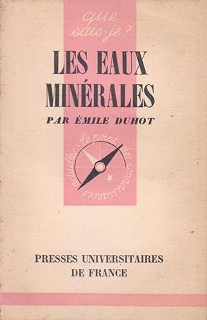 Immagine del venditore per Eaux minrales (Les), "Que Sais-Je ?" n229 venduto da Bouquinerie "Rue du Bac"