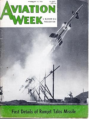 Seller image for Aviation Week: Volume 64, No. 3: January 14, 1956 for sale by Dorley House Books, Inc.