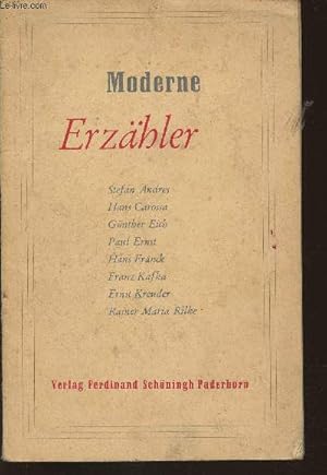 Seller image for Moderne Erzhler for sale by Le-Livre