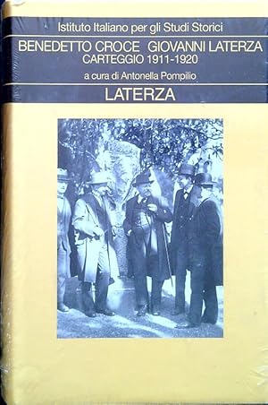 Bild des Verkufers fr Carteggio 1911-1920 zum Verkauf von Librodifaccia