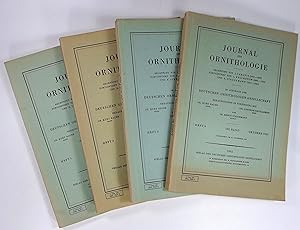 Journal für Ornithologie. Hefte 1-4, 102. Band, Januar-Oktober 1961 (kompletter Jahrgang).