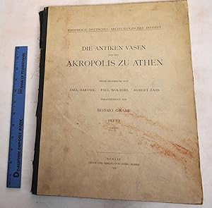 Imagen del vendedor de Die Antiken Vasen von der Akropolis Zu Athen; Heft I and Heft III a la venta por Mullen Books, ABAA