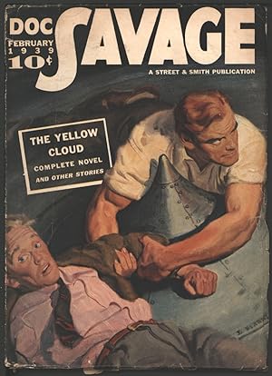 DOC SAVAGE 1971 #65 Green Death GUN Men = POSTER Paperback 3 SIZES 17-18-19" 
