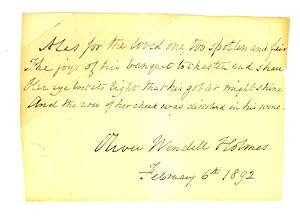AUTOGRAPH QUOTATION SIGNED (AQS) with a CABINET CARD PHOTOGRAPH