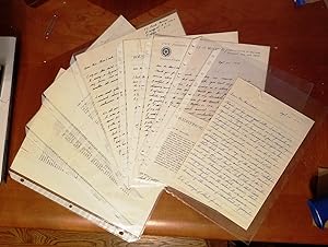 ARCHIVE OF FOUR TYPED LETTERS SIGNED (TLSs) and FOUR AUTOGRAPH LETTERS SIGNED (ALSs)TO ARCHIBALD ...