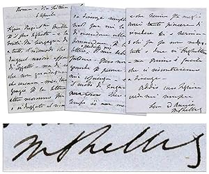 AUTOGRAPH LETTER SIGNED (ALS) by the Author of FRANKENSTEIN
