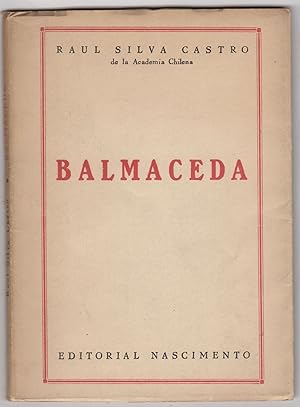 Bild des Verkufers fr Balmaceda zum Verkauf von Kaaterskill Books, ABAA/ILAB