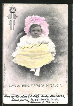 Image du vendeur pour Cartolina S. A. R. La Princ. Mafalda di Savoia mis en vente par Bartko-Reher