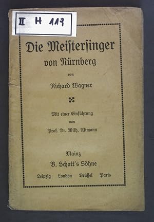 Immagine del venditore per Die Meistersinger von Nrnberg. venduto da books4less (Versandantiquariat Petra Gros GmbH & Co. KG)